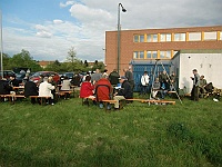Blick auf den Grillplatz